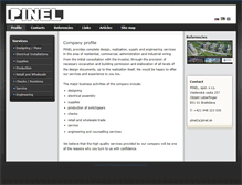 Tablet Screenshot of pinel.sk